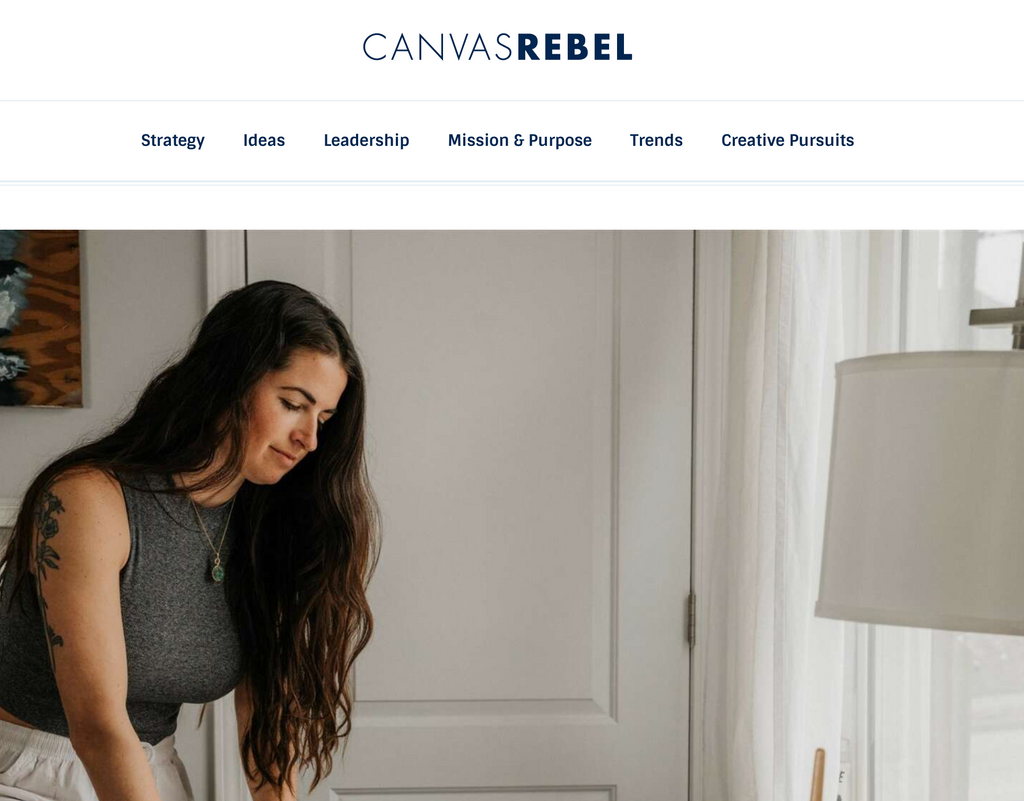 Founder Hayley Besheer Santell just featured on CanvasRebel!